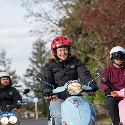 Image: Ride along with the Mild Riders — Spokane's local 'scooter gang'