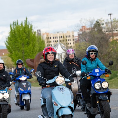 Image: Ride along with the Mild Riders — Spokane's local 'scooter gang'