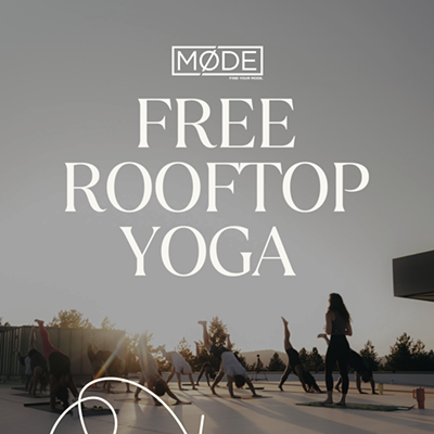 Image: Rooftop Yoga Summer Series