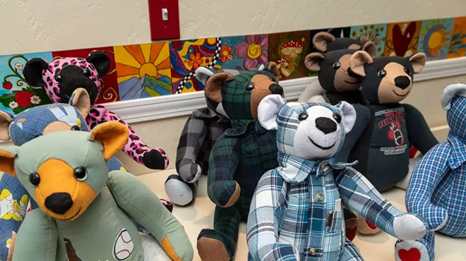 Image: Sandpoint resident Michelle Sebern creates space for mourning, one memory bear at a time