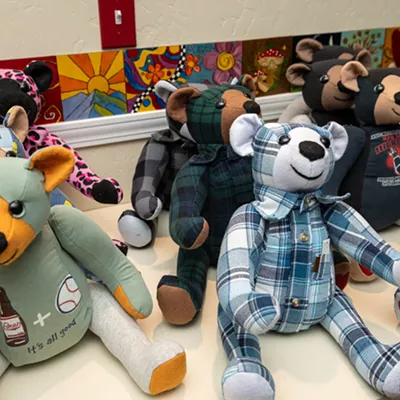 Image: Sandpoint resident Michelle Sebern creates space for mourning, one memory bear at a time