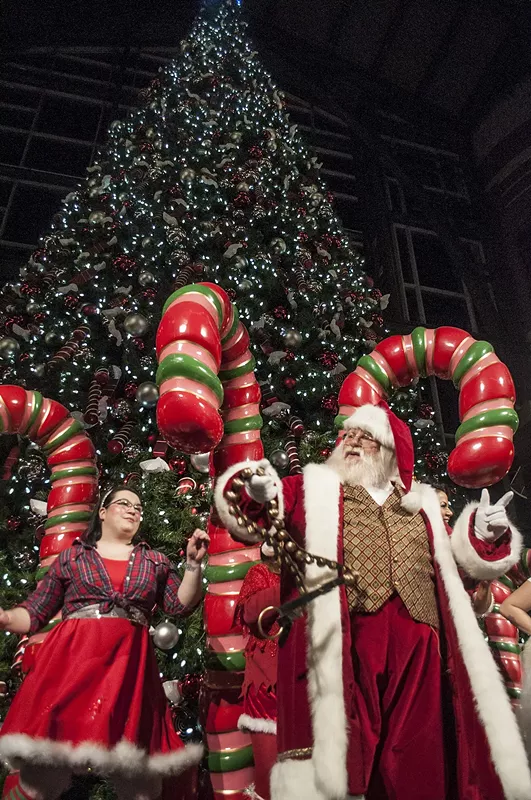 PHOTOS: An early visit from Santa