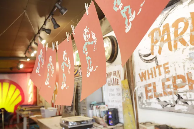 Image: Scenes from Chris Bovey's Vintage Print + Neon