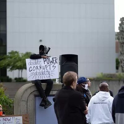 Image: Scenes from the June 7 protest and march in downtown Spokane against police brutality