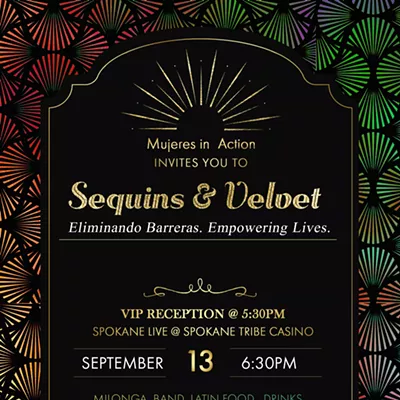 Image: Sequins and Velvet: a night of dancing.