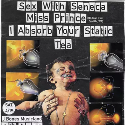 Image: Sex With Seneca, Miss Prince, I Absorb Your Static, Tea at J Bones Musicland
