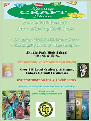 Image: Shadle Park Boosters Spring Craft Show