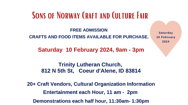 Image: Sons of Norway Craft and Culture Fair