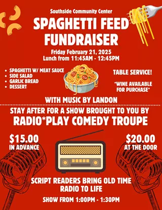 Image: Spaghetti Lunch and Comedy Fundraiser