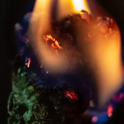 Image: Sparking up to smoke presents a heightened risk this time of year