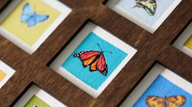 Image: Spokane artist Mickelle Farnsworth specializes in making itty bitty art