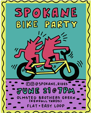 Image: Spokane Bike Party