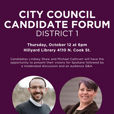 Spokane City Council District 1 Candidate Forum