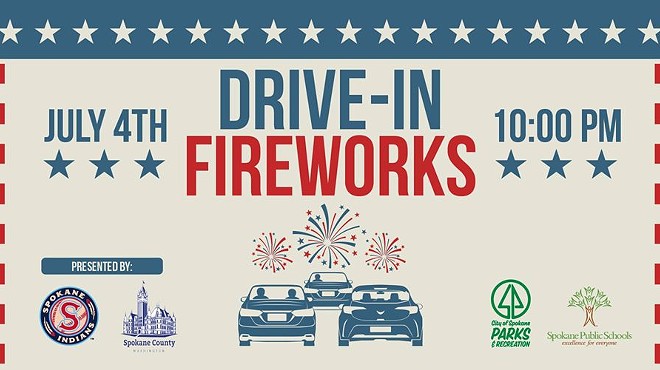 Spokane Drive-In Fireworks Show