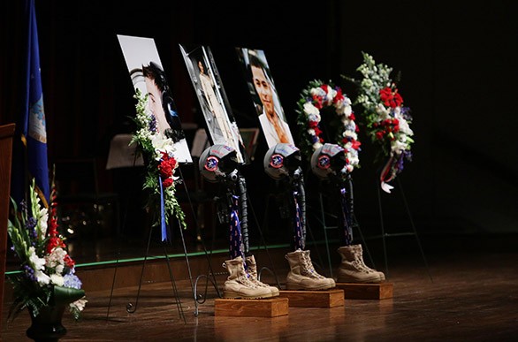 Spokane honors fallen Fairchild airmen