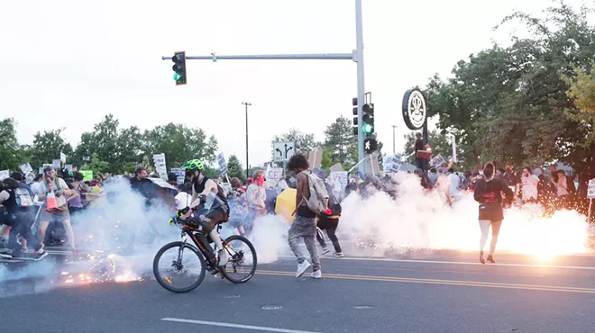 Image: Spokane protests the detention of two legal immigrants and President Trump in week of action