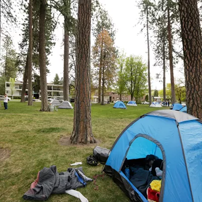 Image: NEWS BRIEFS: Spokane voters will see a homeless camping ban on November's ballot.