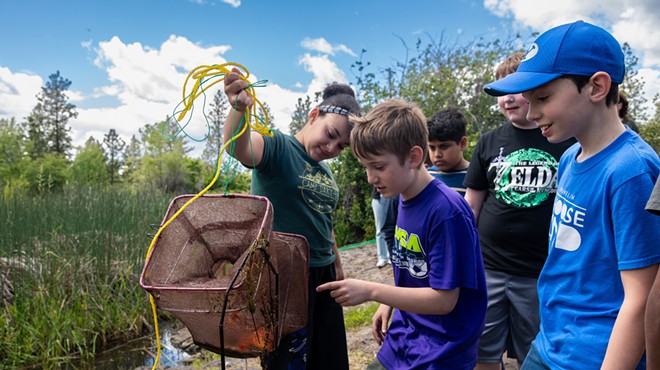 Spokane's Franklin Elementary students learn how dumping goldfish creates an invasive issue