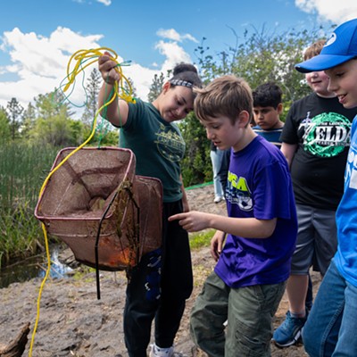 Image: Spokane's Franklin Elementary students learn how dumping goldfish creates an invasive issue