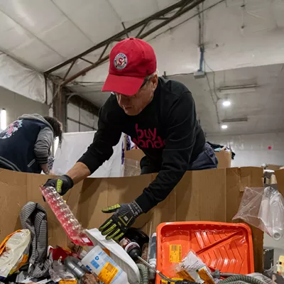 Image: Spokane's returned goods economy keeps items &#10;out of landfills, reducing waste and carbon emissions