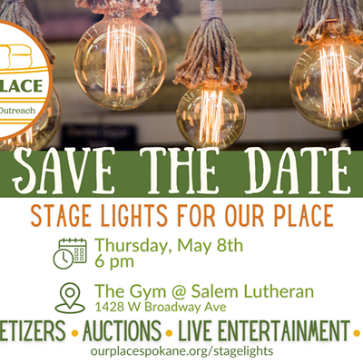 Image: Save the Date for Stage Lights for Our Place!