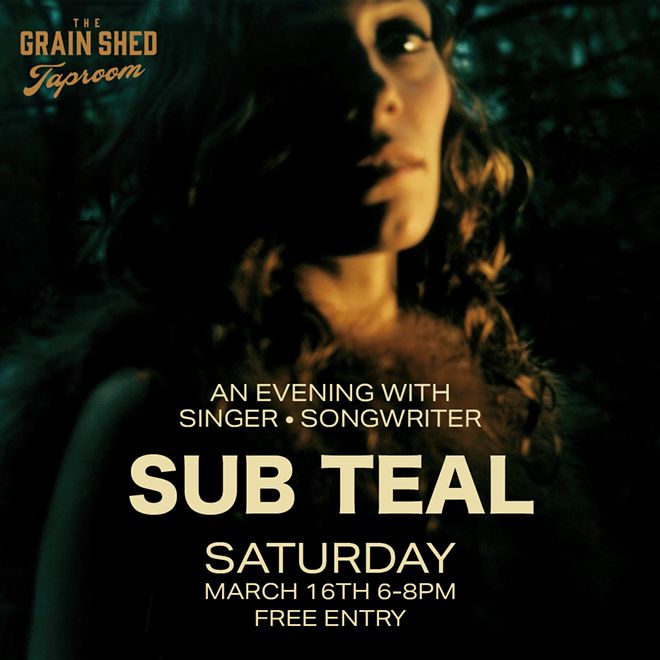 An Evening with Singer-Songwriter Sub Teal at The Grain Shed Taproom