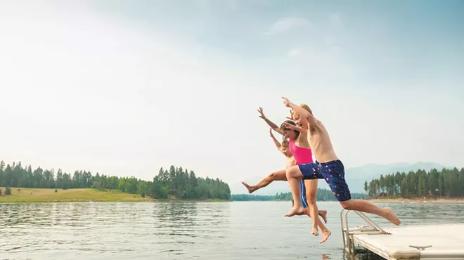 Image: Summertime is always better when you're in the water