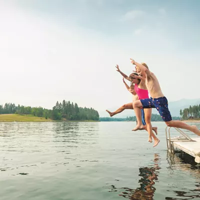 Image: Summertime is always better when you're in the water