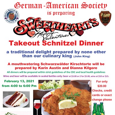 Sweethearts Takeout Schnitzel Dinner