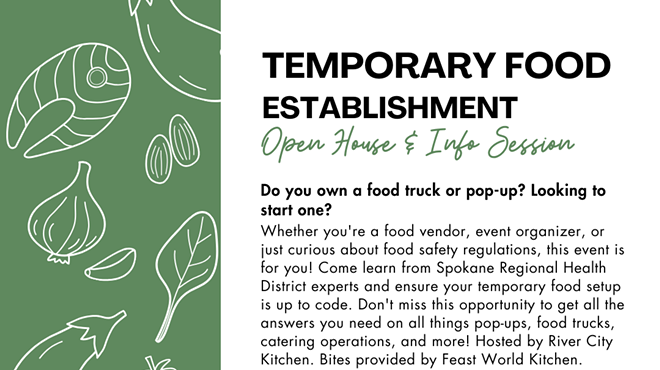 Temporary Food Establishment Open House & Info Session