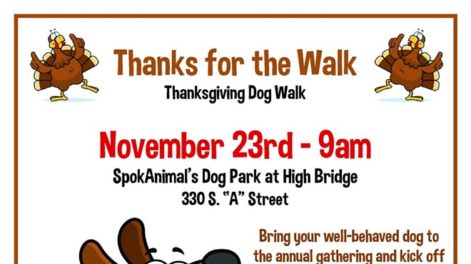 Thanksgiving Day Dog Walk