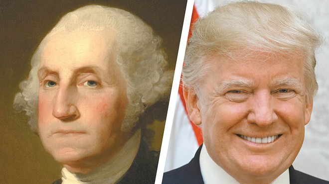 The contrast between our first and 45th presidents could not be clearer