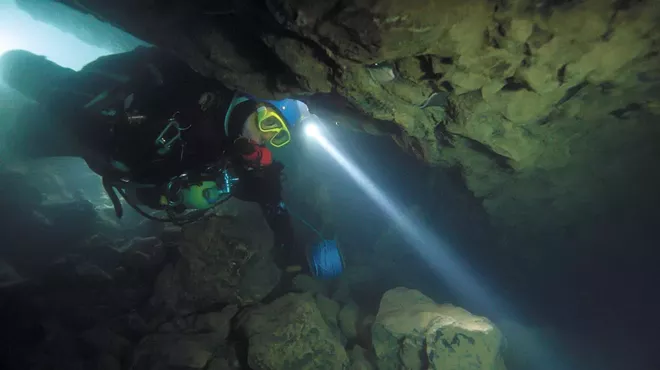 Image: The directors of Free Solo return with a mesmerizing documentary about a daring deepwater dive