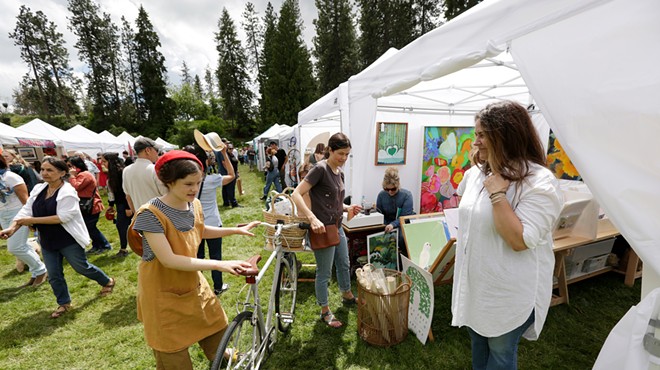 The Manito Park Art Festival showcases local emerging artists inside Spokane's gem of a park