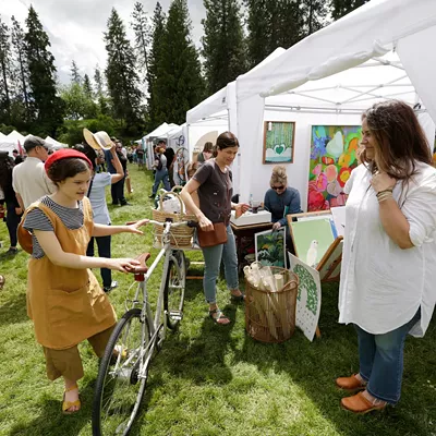 Image: The Manito Park Art Festival showcases local emerging artists inside Spokane's gem of a park