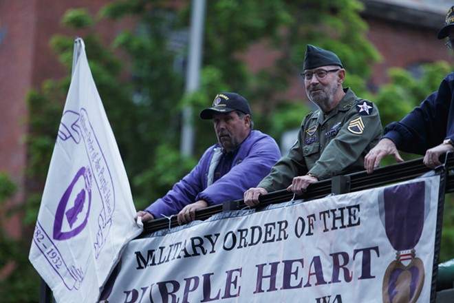 PHOTOS: Spokane Lilac Festival Armed Forces Torchlight Parade
