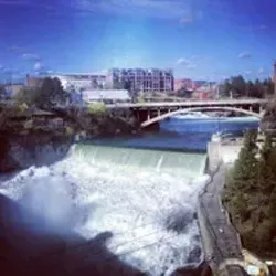 The Spokane River falls through the eyes of Instagram