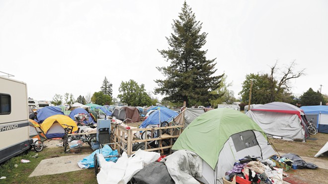 There's more than one way to clear a homeless encampment