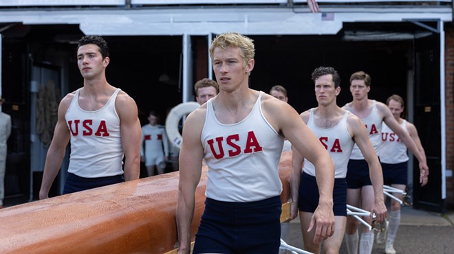 There's no excitement or substance to George Clooney's Washington-set sports period piece The Boys in the Boat