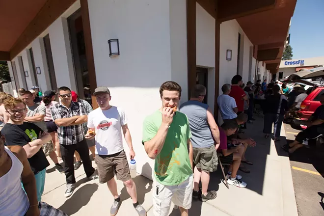 Scenes from the first day of legal recreational marijuana in Spokane