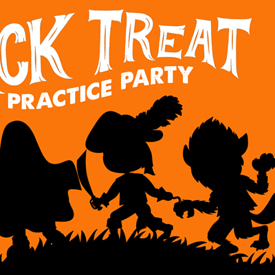 Image: Trick or Treat Practice Party