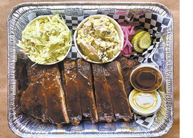 Half Rack Of Ribs Plate available during The Great Dine Out