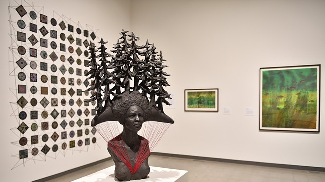 Two exhibits at WSU's art museum share Black artists' experiences with our often messy democracy