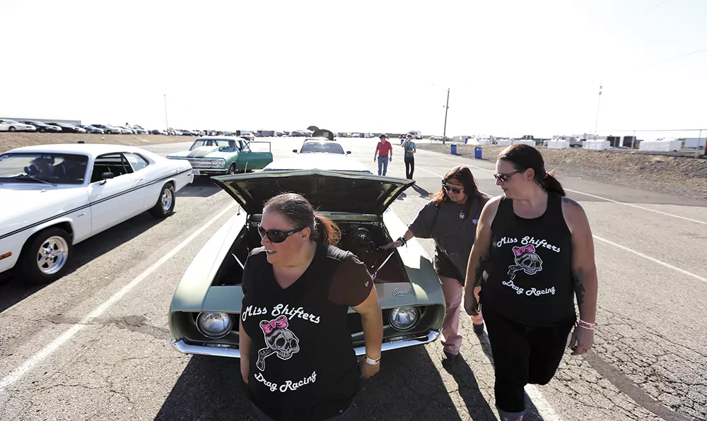 A love of burning rubber and flashy rides brings together the Miss Shifters, Spokane's all-female car club