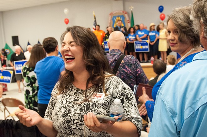 On primary night, the Spokane County Democrats learn how to be happy again (4)