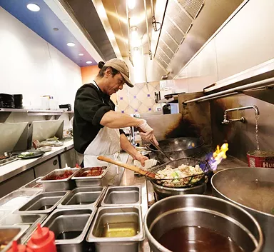 All Fired Up: Creating an authentic Chinese stir-fry with the help of an expert chef