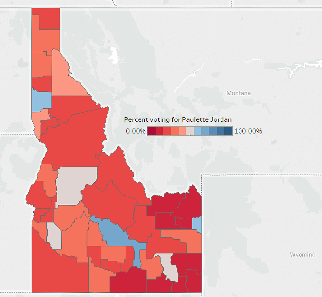 Did all those national Paulette Jordan profiles only help her get clobbered in the Idaho governor race? (4)