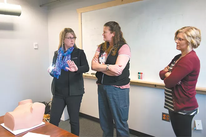 Nurses who work with victims of sexual assault get rare hands-on training in Spokane