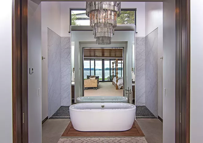 The Suite Life: A thoughtfully crafted master suite offers an oasis of calm in a busy home