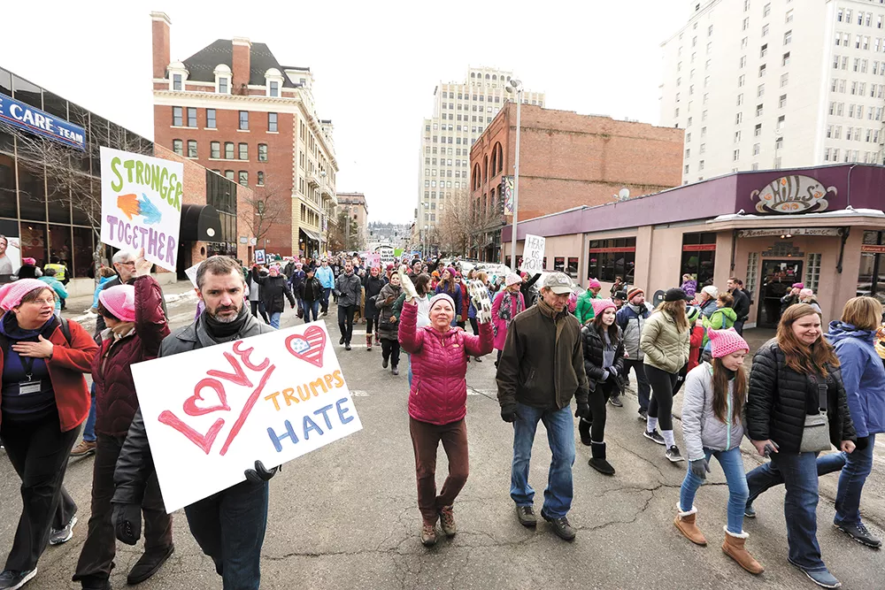 Women's March founder Teresa Shook shares her unlikely path to activism as she visits Spokane